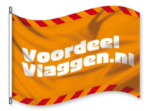 Vlag 150 x 100 cm digitaal geprint