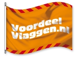 Vlag 225 x 150 cm digitaal geprint